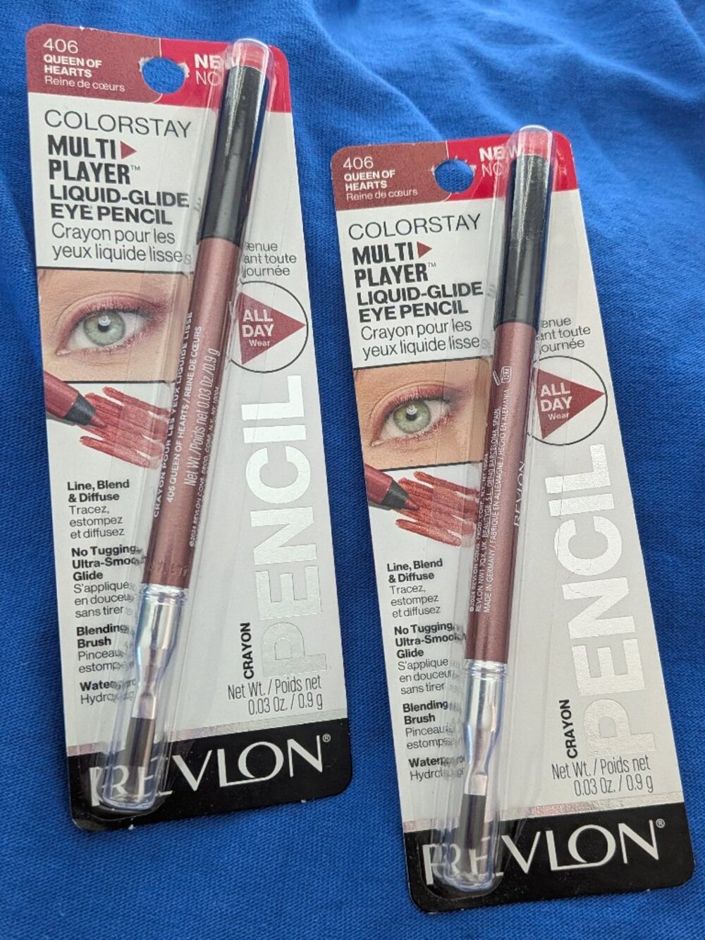 Lot of 2 NWT Revlon COLORSTAY Multiplayer Eye Pencil Queen of Hearts